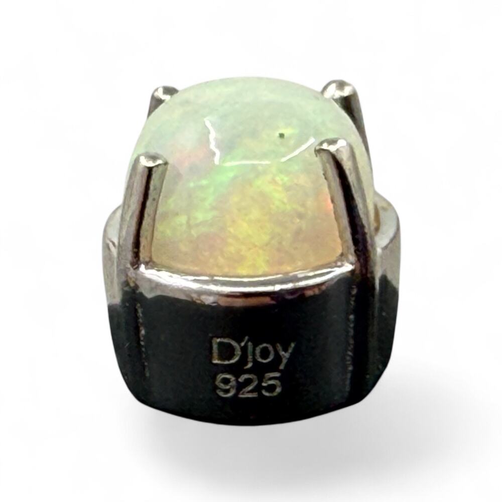 Ethiopian Welo Opal Niassa Ruby Pendant Necklace 925 Sterling Silver 20in Chain - Picture 9 of 9